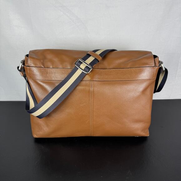 Coach Charles Brown Leather Messenger Shoulder Briefcase Bag - Picture 5 of 9